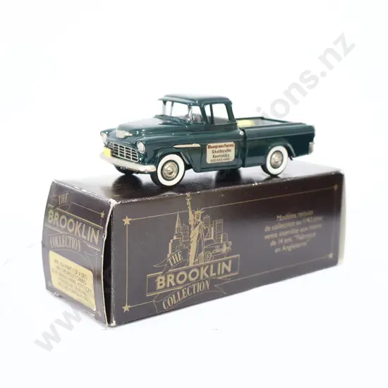1/43 Brooklin Models 1955 Chevrolet Cameo Blue Grass Farms Kentucky