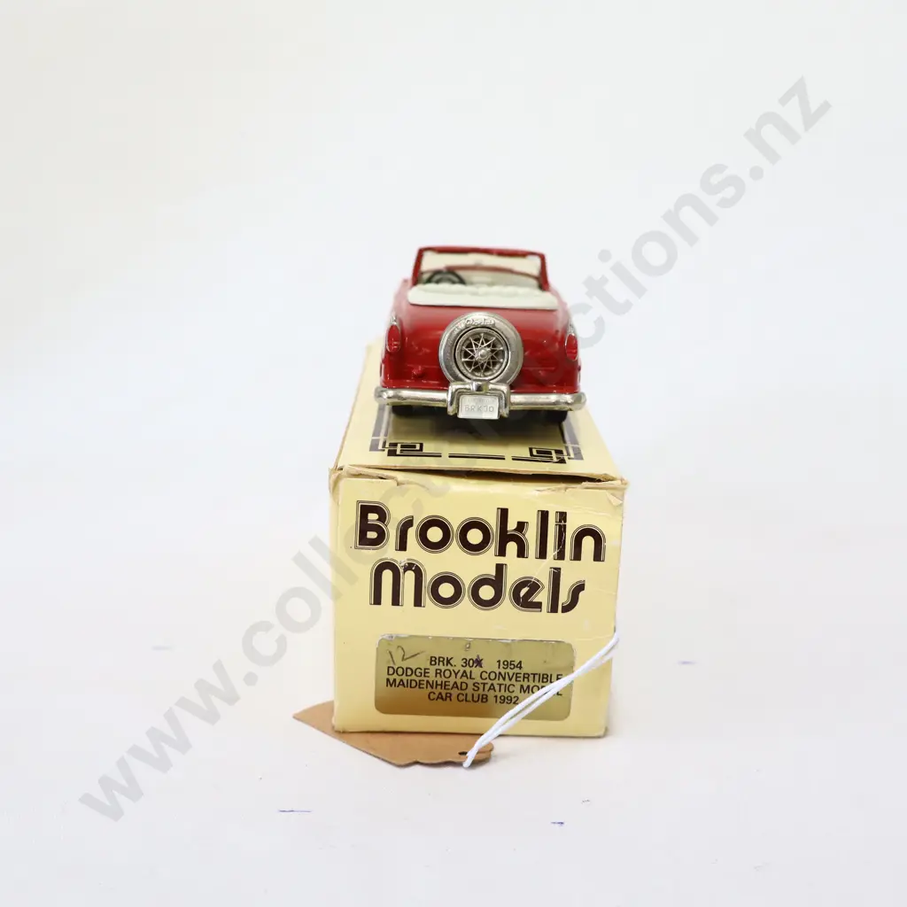 1/43 Brooklin Models 1954 Dodge Royal Convertible Maidenhead Static Model Car Club 1992 Image 1++
