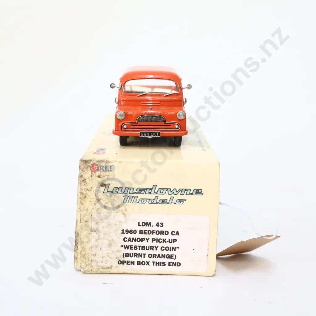 1/43 Landsdown Models 1960 Bedford CA Canopy Pick Up "Westbury Coin". Image 1++