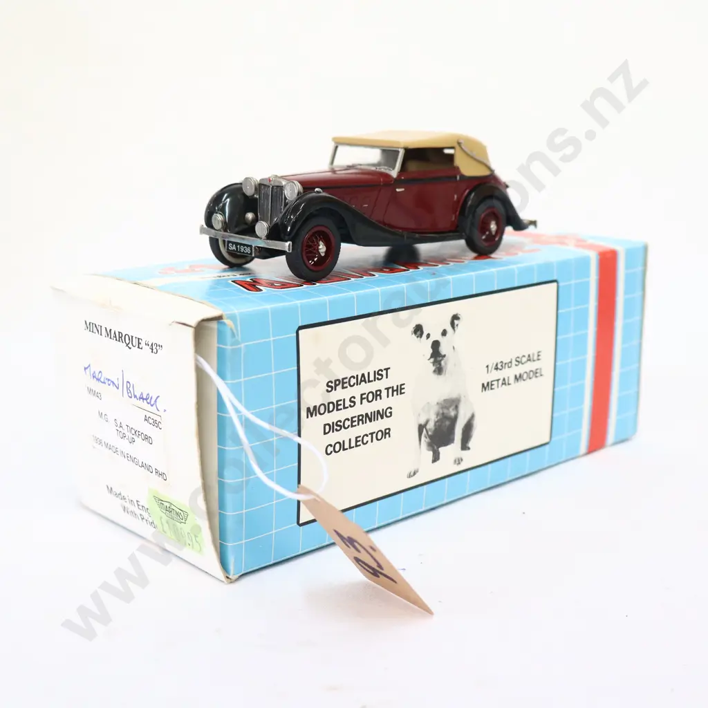 1/43 Minimarque 1936 MG SA Tickford Top Up Image 1++