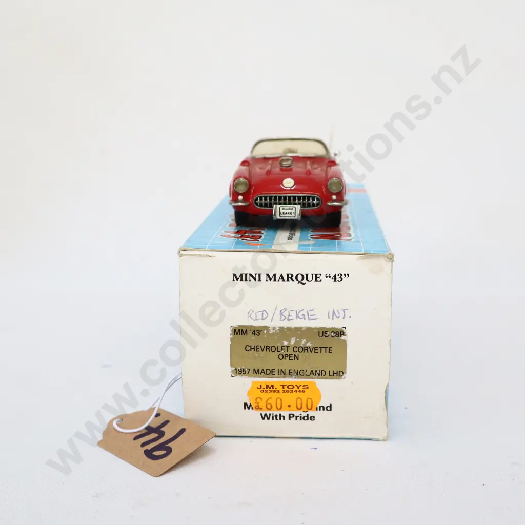 1/43 Minimarque 1957  Chevrolet Corvette Open Image 1++