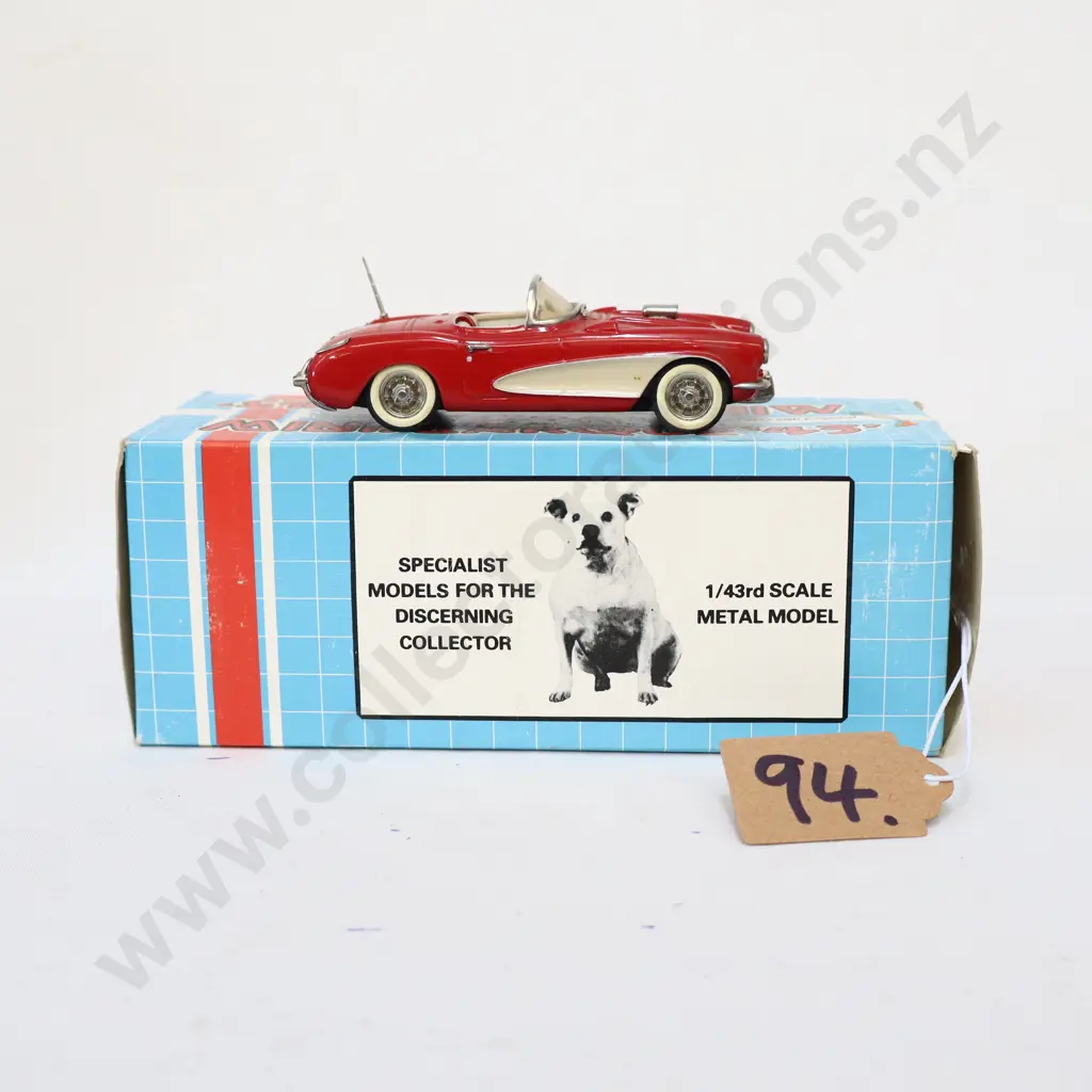 1/43 Minimarque 1957  Chevrolet Corvette Open Image 1++
