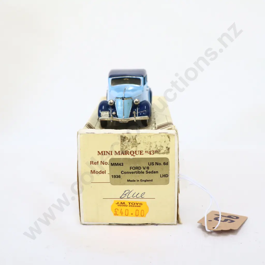 1/43 Minimarque 1936 Ford V8 Convertible Sedan Image 1++