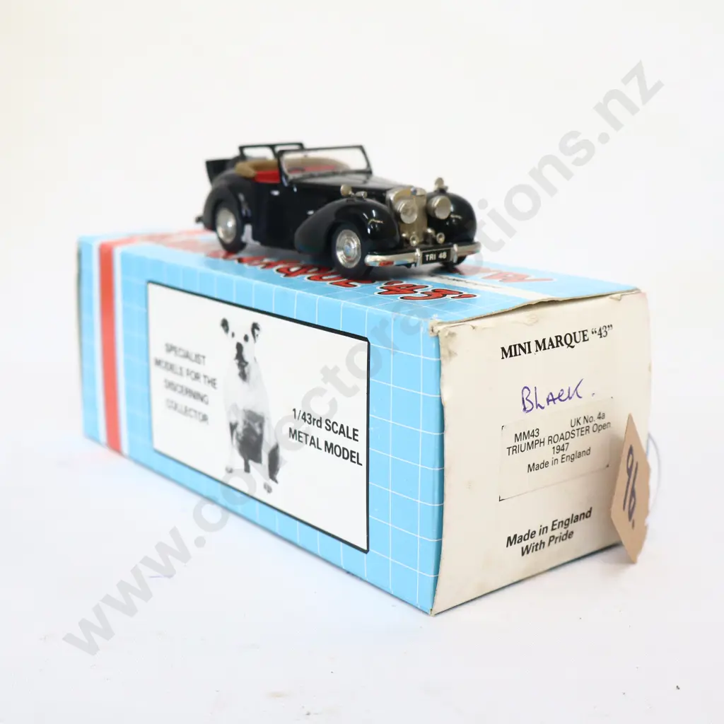 1/43 Minimarque 1947 Triumph Roadster Open Image 1++