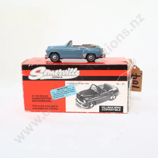 1/43 Somerville Models Hillman Minx Convertible