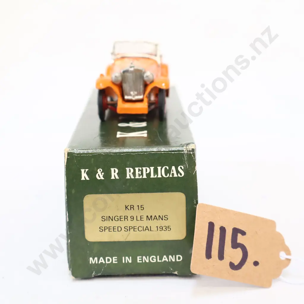 1/43 K & R Replicas  Singer 9 Le Mans Speed Special 1935 Image 1++