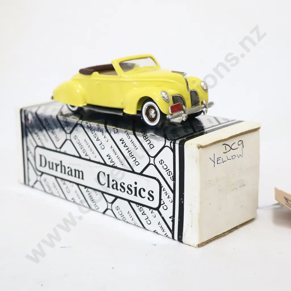 1/43 Durham Classics 1938 Lincoln Zephyr Top Down Image 1++