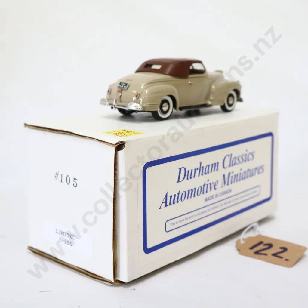 1/43 Durham Classics 1941 Plymouth Convertible Battalion Beige Limited 1 - 150 Image 1++