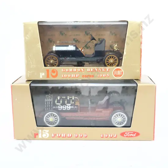 1/43 Brumm Models 1905 Gordon Bennett and 1902 Ford 999