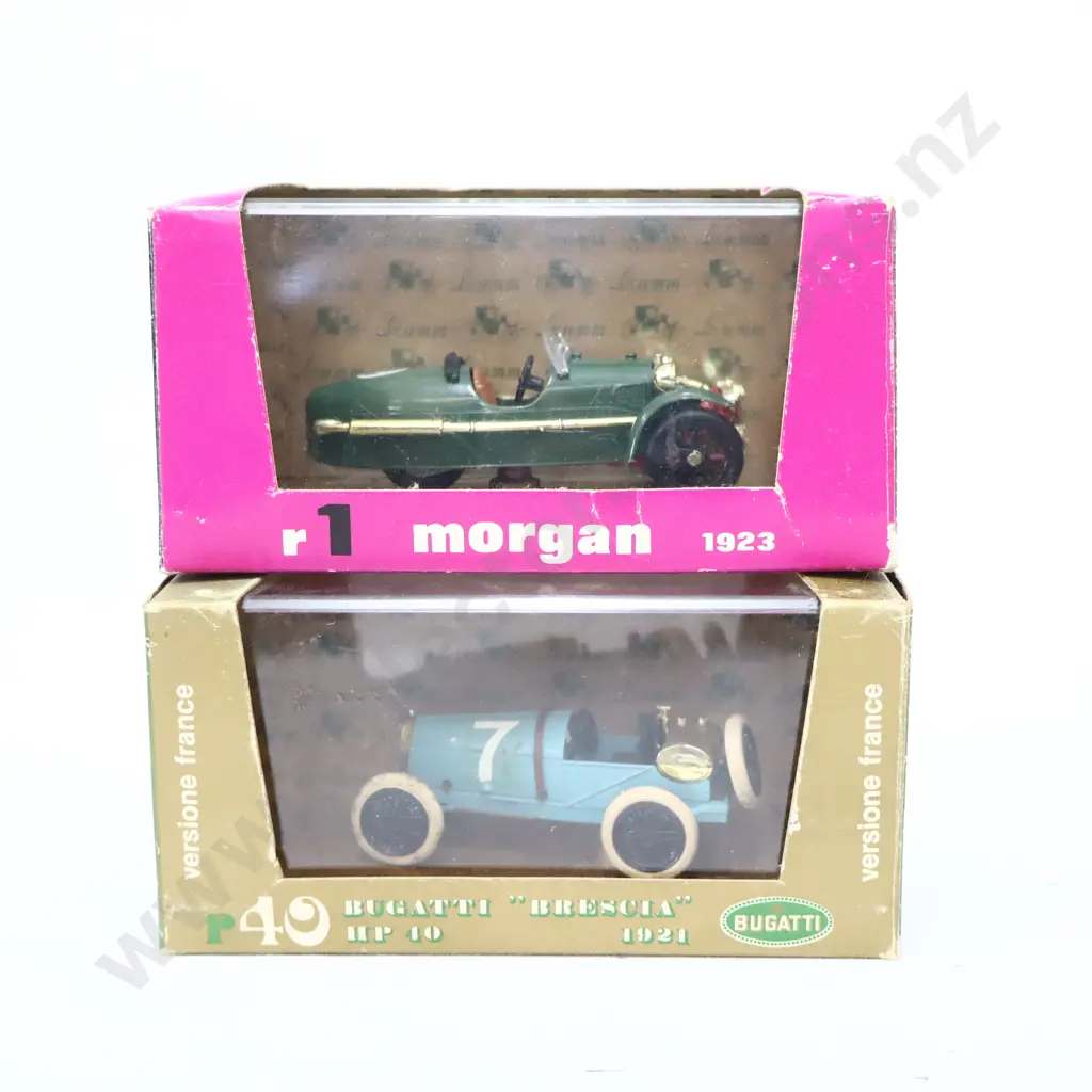 1/43 Brumm Models 1923 Morgan And 1921 Bugatti Brescia Image 1++