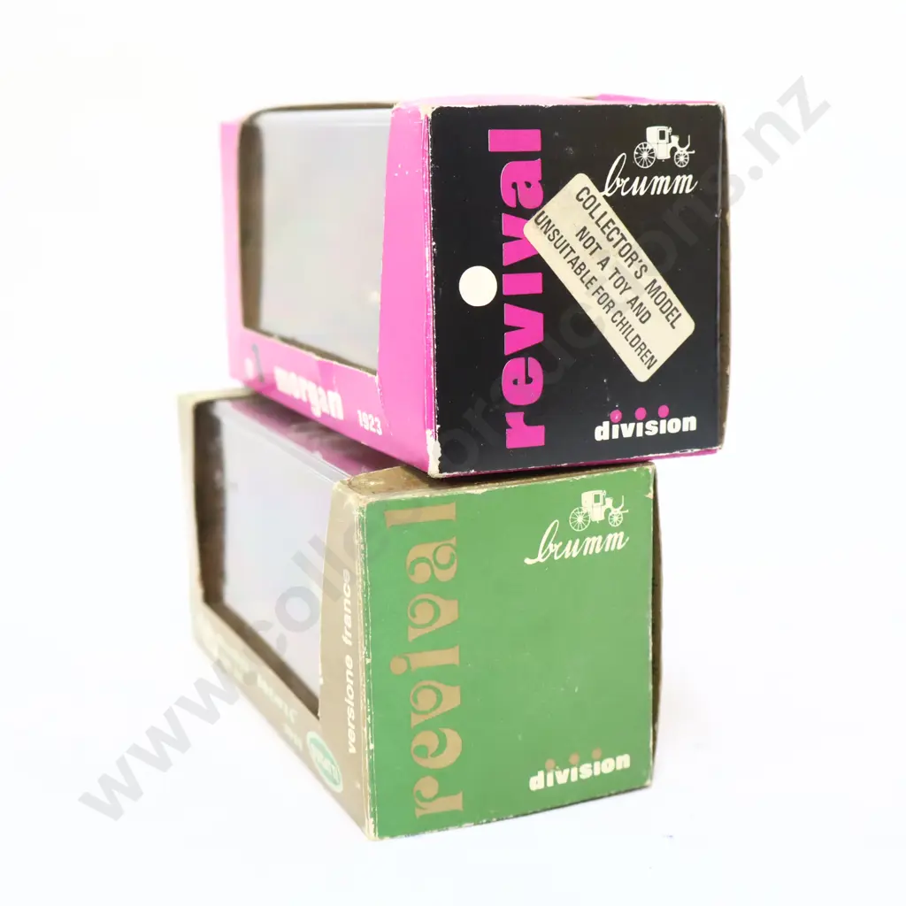 1/43 Brumm Models 1923 Morgan And 1921 Bugatti Brescia Image 1++