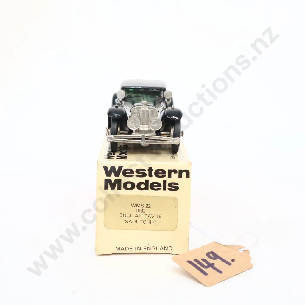 1/43 Western Models 1932 Bucciali Tav 16 Saoutchik Image 1++