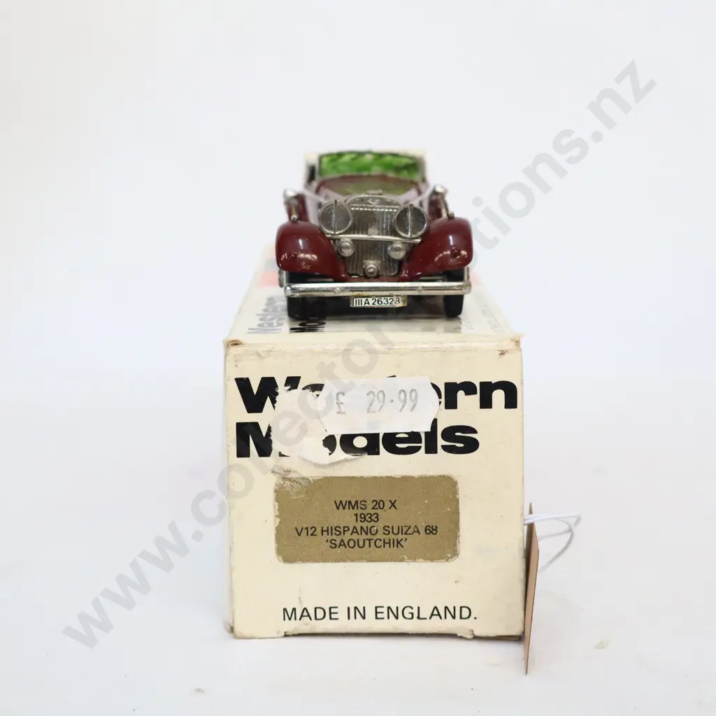 1/43 Western Models 1933 V12 Hispano Suiza 68 Saoutchik Image 1++