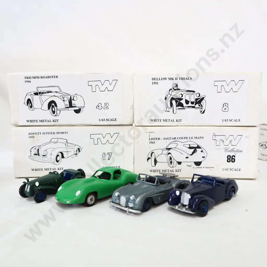 1/43 TW Collection White Metal Kit Models x 4 Image 1++