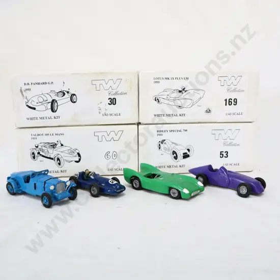 1/43 TW Collection White Metal Kit Models x 4