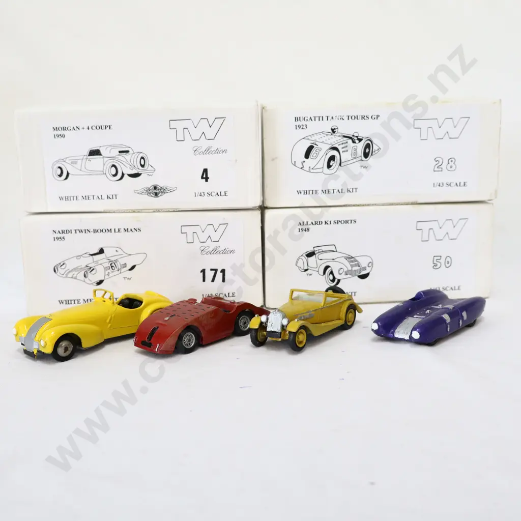 1/43 TW Collection White Metal Kit Models x 4 Image 1++