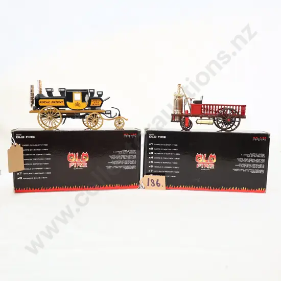 1/43 Old Fire by Brumm Dilgenza Di Gurney 1825 No 3 And Vettura Di Pecquer 1828 No 7