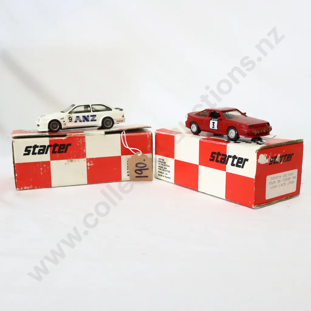 1/43 Starter Models Sierra 500 ANZ and Toyota Celica Tour De Corse 1988 Image 1++