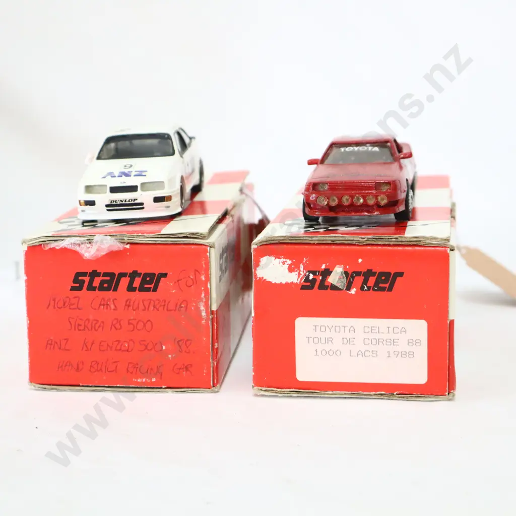 1/43 Starter Models Sierra 500 ANZ and Toyota Celica Tour De Corse 1988 Image 1++