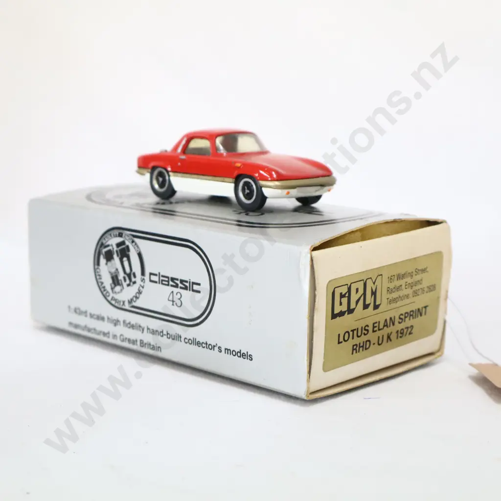 1/43 Grand Prix Models Lotus Elan Sprint 1972 Image 1++