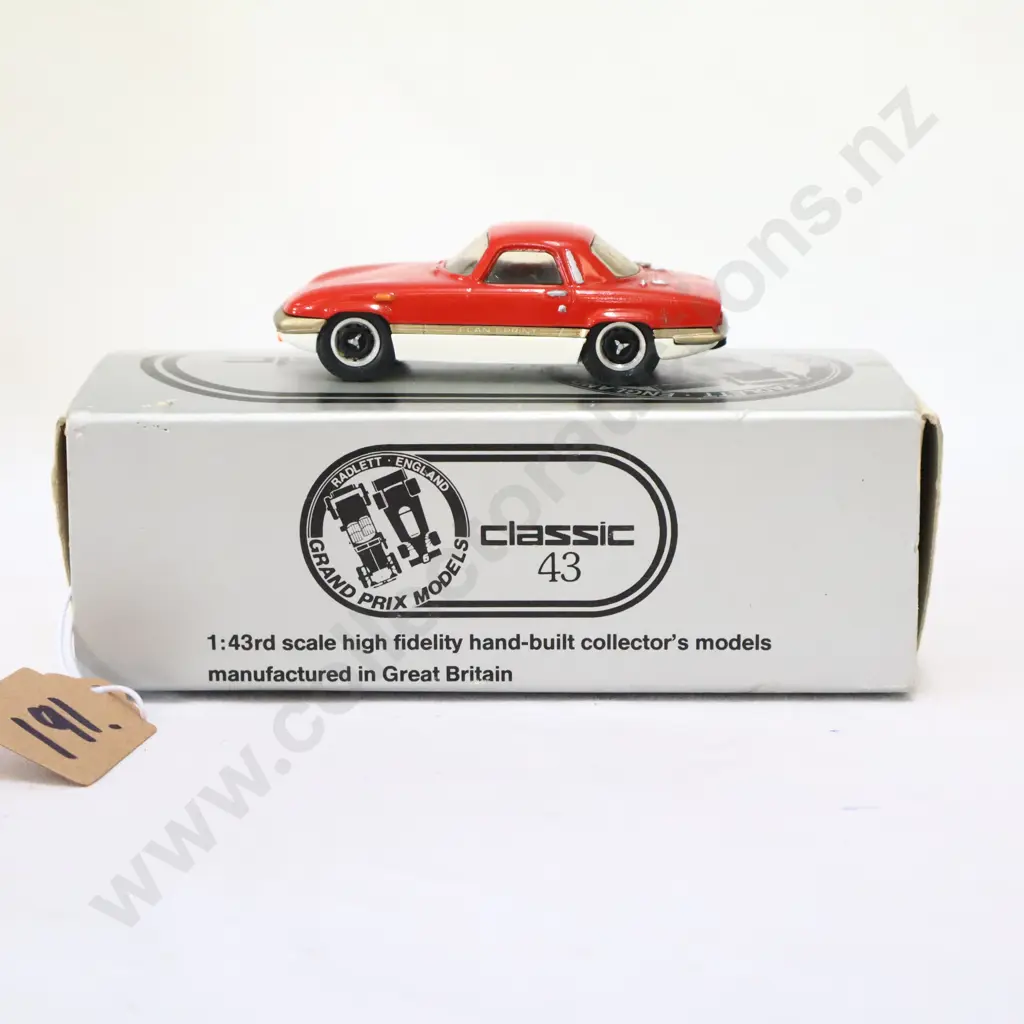 1/43 Grand Prix Models Lotus Elan Sprint 1972 Image 1++