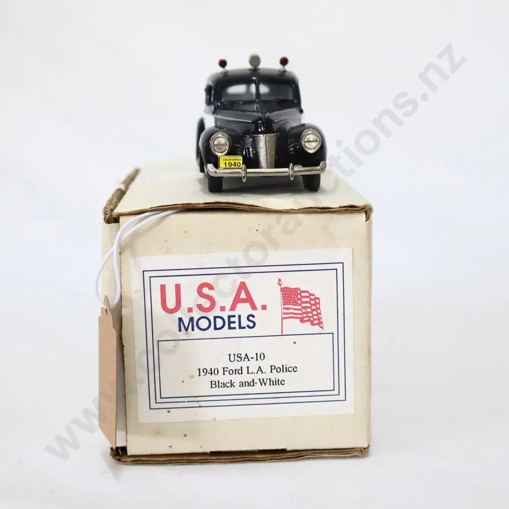 1/43 USA Models 1940 Ford LA Police Image 1++