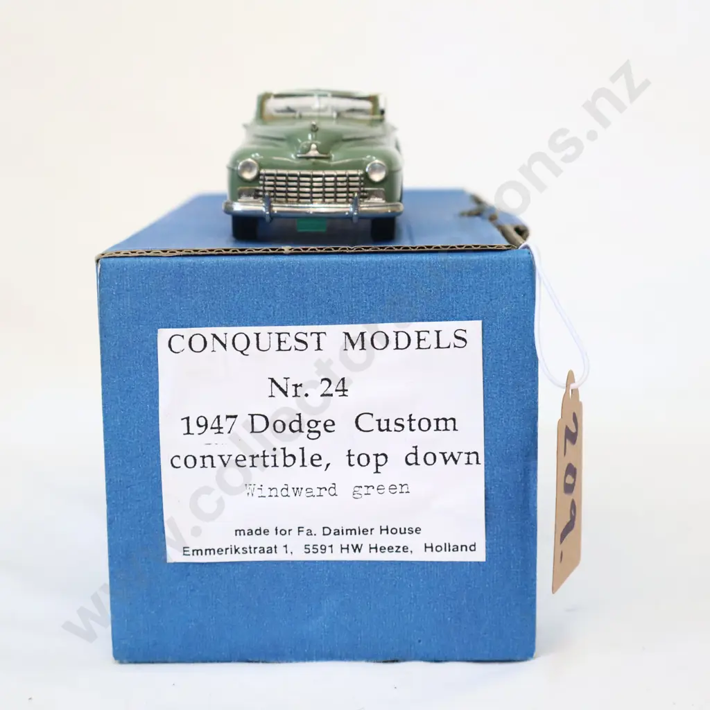1/43 Conquest Models 1947 Dodge Top Down Image 1++