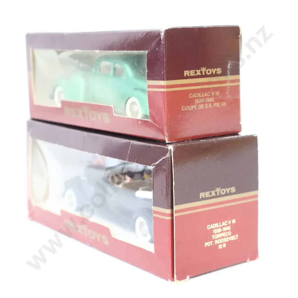 1/43 Rextoys Cadillac V16 1940 Torpedo President Roosevelt And Cadillac V16 1940 Coupe De SS PIE XII Image 1++