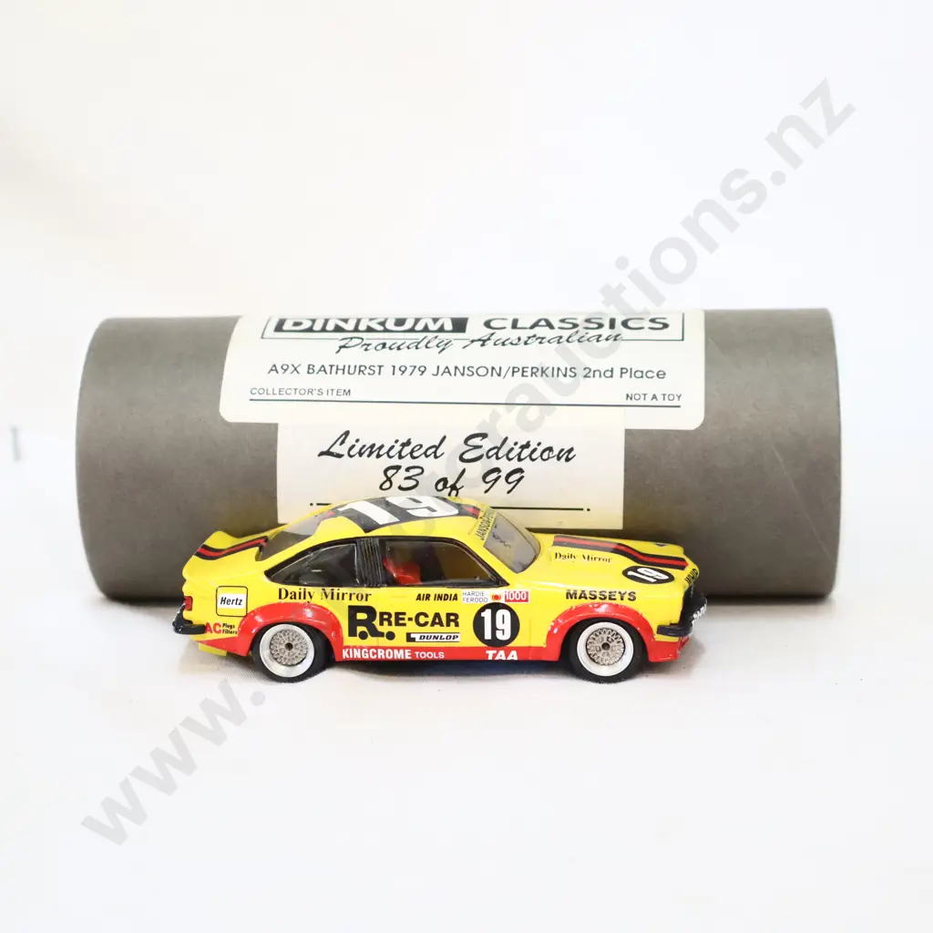 1/43 Dinkum Classic A9X Bathhurst 1979 Janson/Perkins Limited 83 of 99 Image 1++
