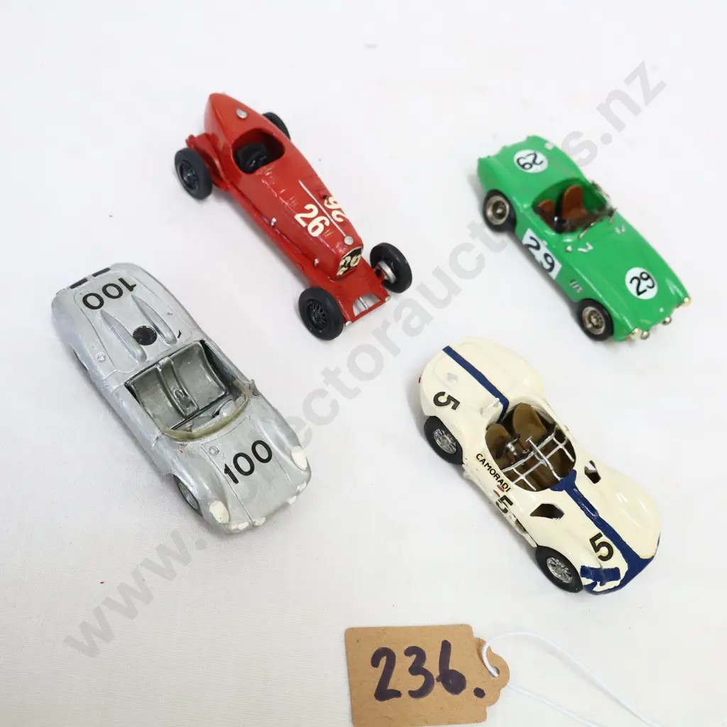 1/43 Kitset White Metal Cars x 4 Image 1++
