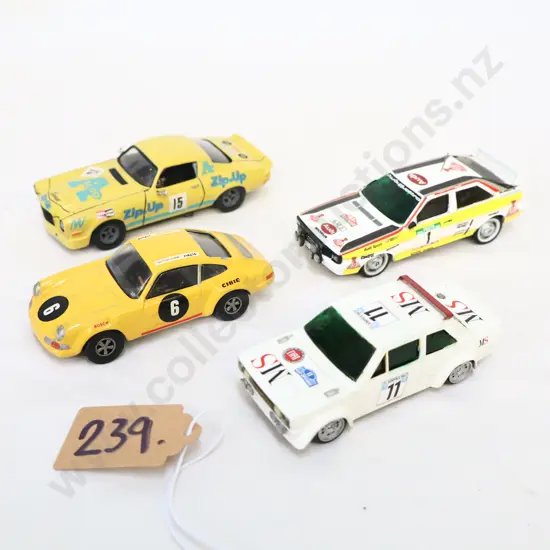 1/43 Kitset White Metal Cars x 4