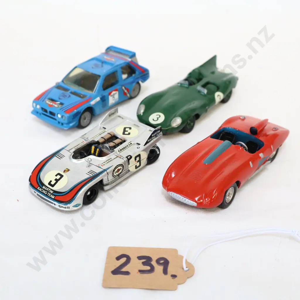 1/43 Kitset White Metal Cars x 4 Image 1++