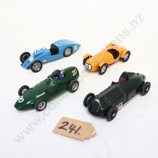 1/43 Kitset White Metal Cars x 4