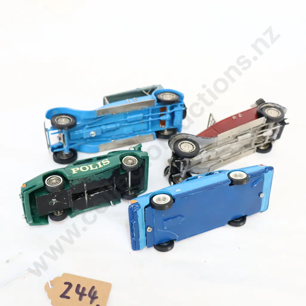 1/43 Kitset White Metal Cars x 4 Image 1++