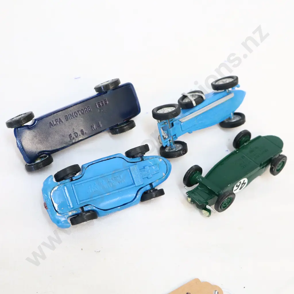 1/43 Kitset White Metal Cars x 4 Image 1++