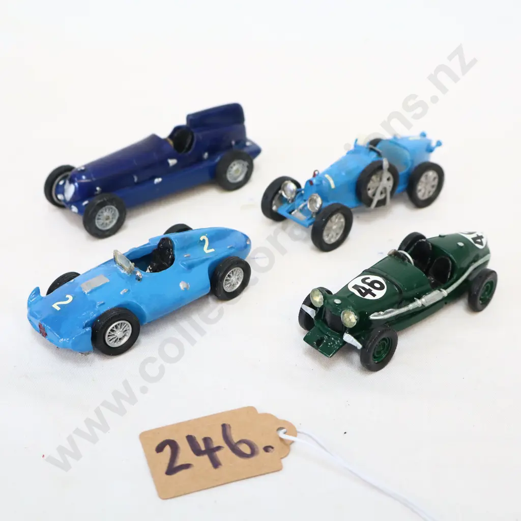 1/43 Kitset White Metal Cars x 4 Image 1++