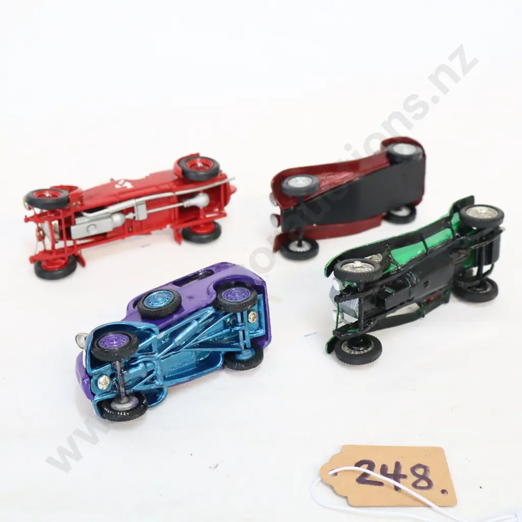 1/43 Kitset White Metal Cars x 4 Image 1++