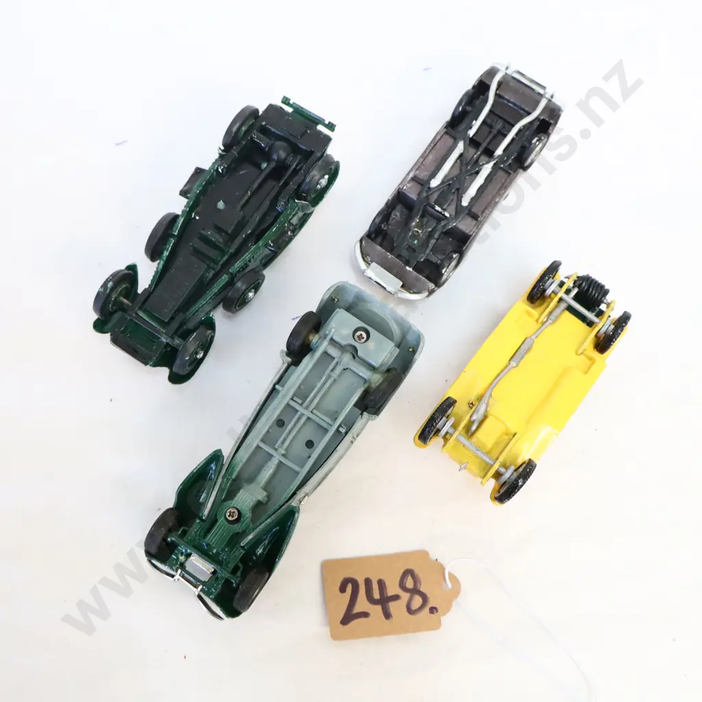 1/43 Kitset White Metal Cars x 4 Image 1++