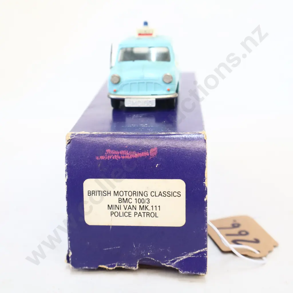 1/43 British Motoring Classics Mini Van MK 111 Police Patrol Image 1++