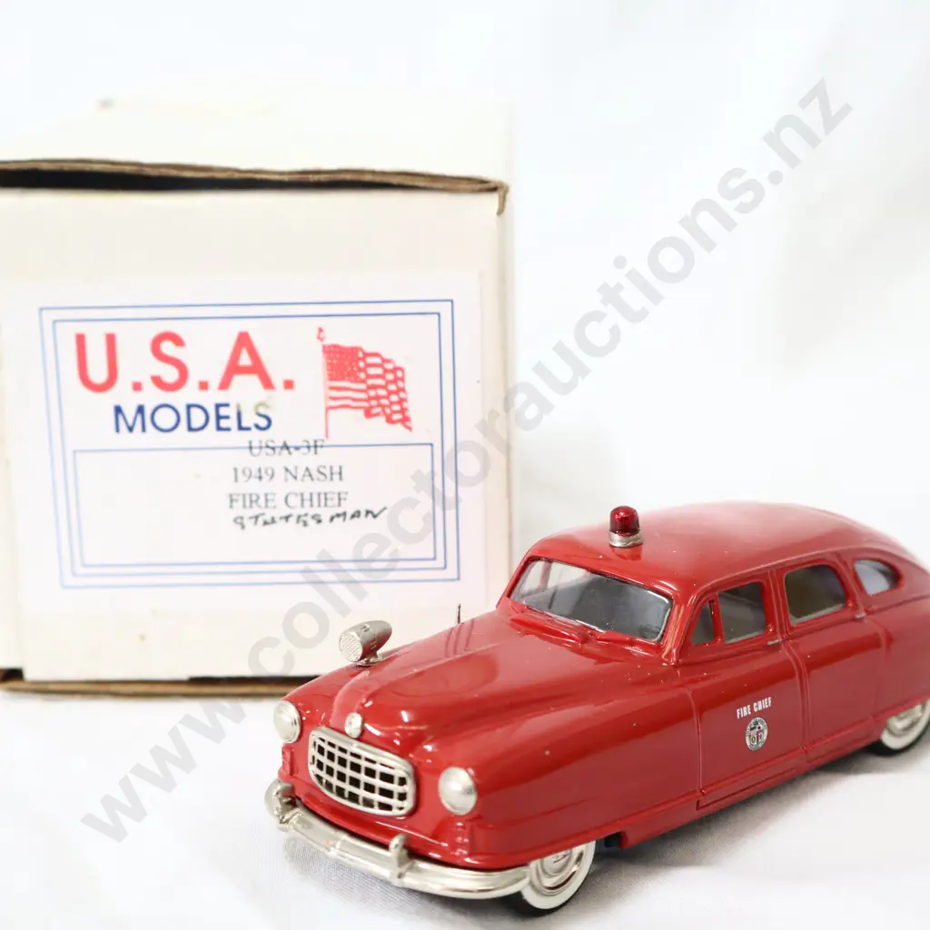 1/43 U.S.A  Models     U.S.A 3F  1949   Nash Fire  Chief  Statesman Image 1++