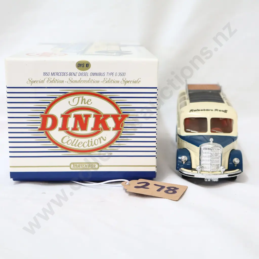 Match box  The Dinky Collection  DYS - 10  1950 Mercedes Benz Omnibus Type 0-3500 Image 1++