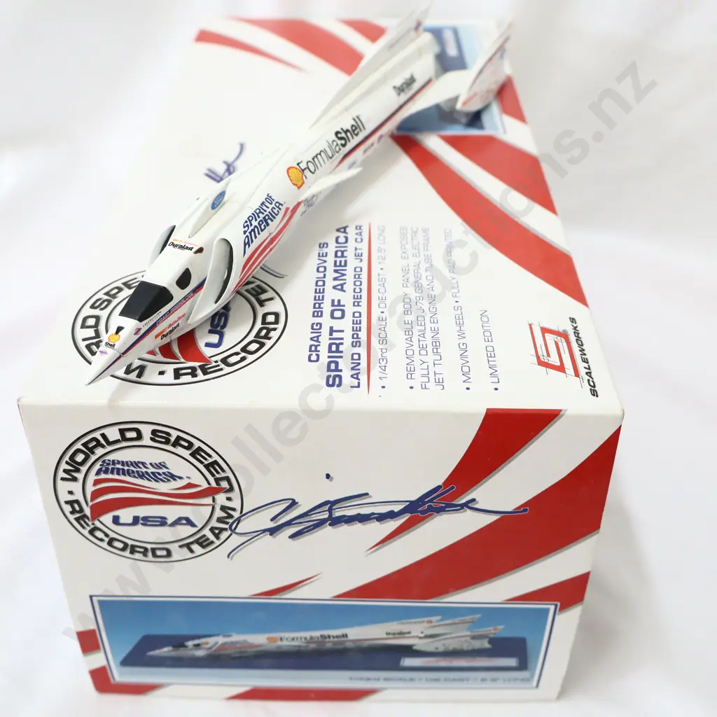 1/43  Scaleworks  World speed record team  Spirit of America Jet car Image 1++