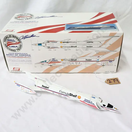 1/43  Scaleworks  World speed record team  Spirit of America Jet car