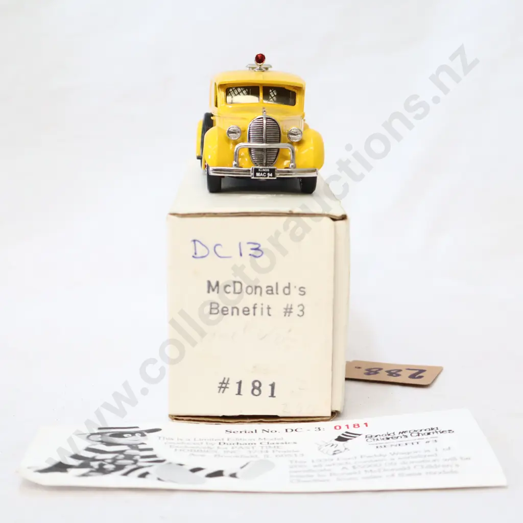 1/43 Durham Classics 39 Ford Panel Van Mcdonalds Limited 181 - 200 Image 1++
