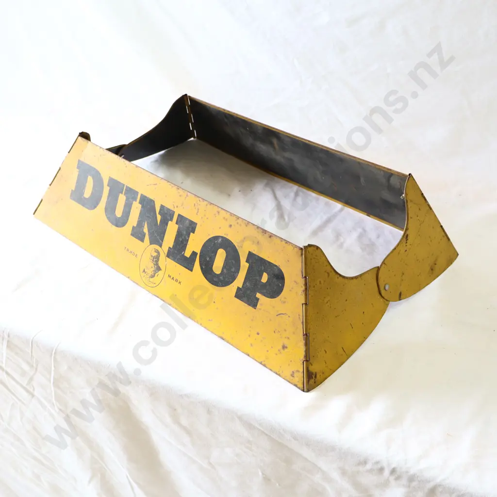 RARE EARLY Tin Dunlop Tyre Stand Image 1++