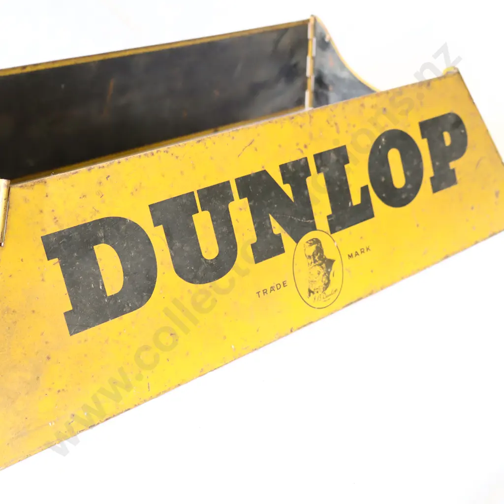 RARE EARLY Tin Dunlop Tyre Stand Image 1++