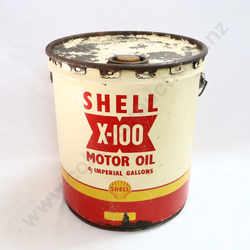 Shell X100 Oil Drum Image 1++