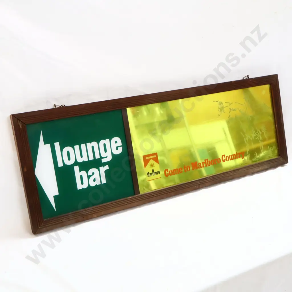 Vintage Marlboro Lounge Bar Mirror Image 1++
