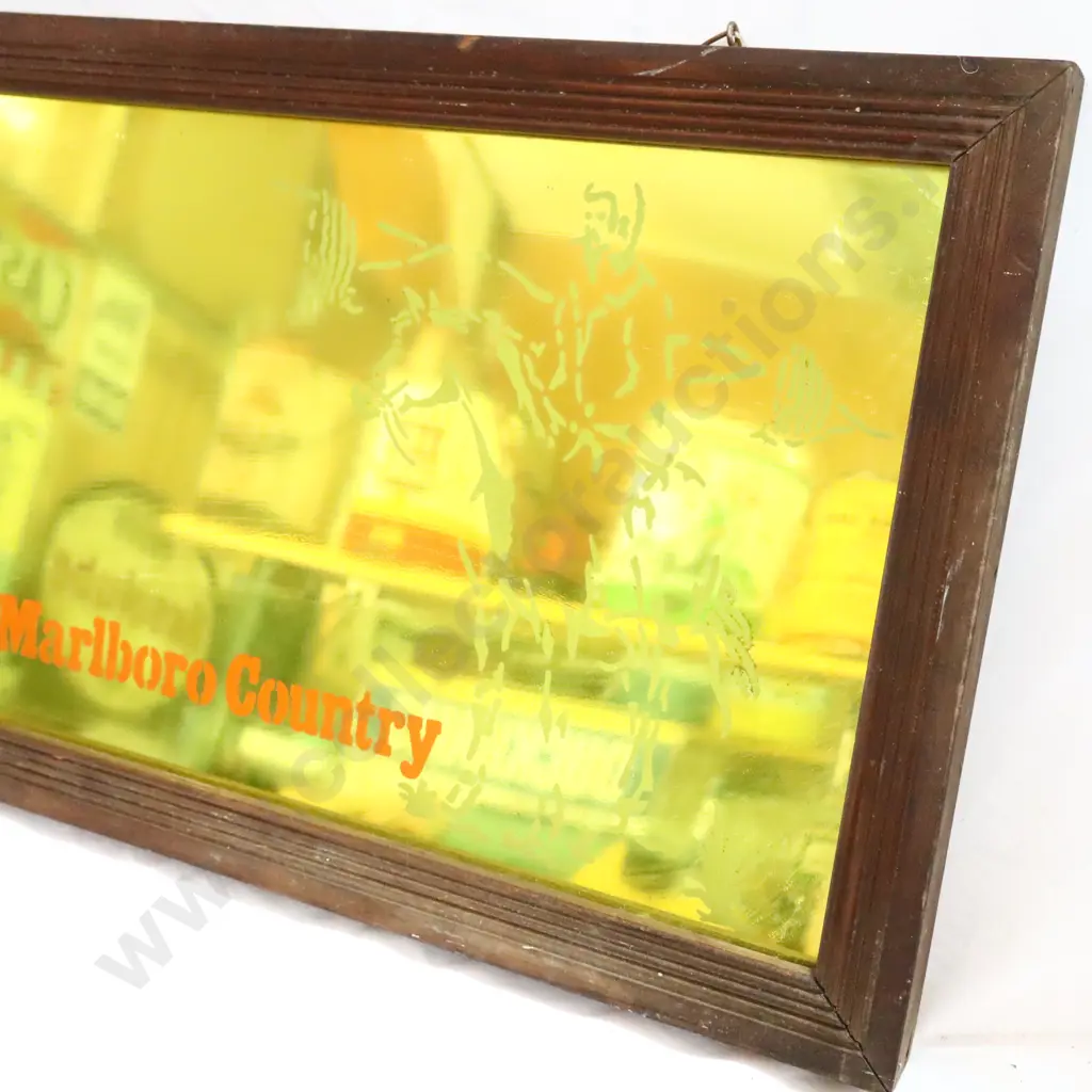 Vintage Marlboro Lounge Bar Mirror Image 1++