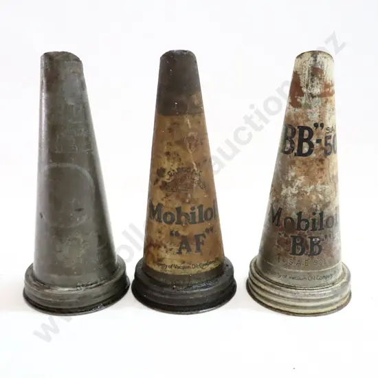 Tin Oil Bottle Tops. Gargoyle Mobil Oil. Mobil Oil BB And Big Tree BB
